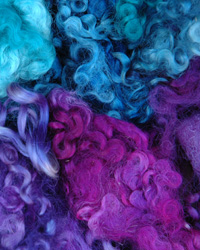 dyed fleece